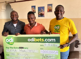 Mombasa Mechanic Muema Mwalimu wins Omoka na EPL grand prize on Odibets.